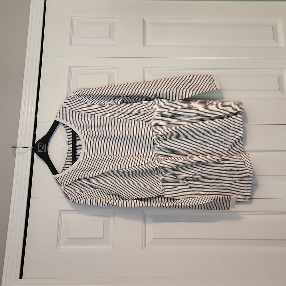 Long sleeve Striped Maternity/Nursing Top